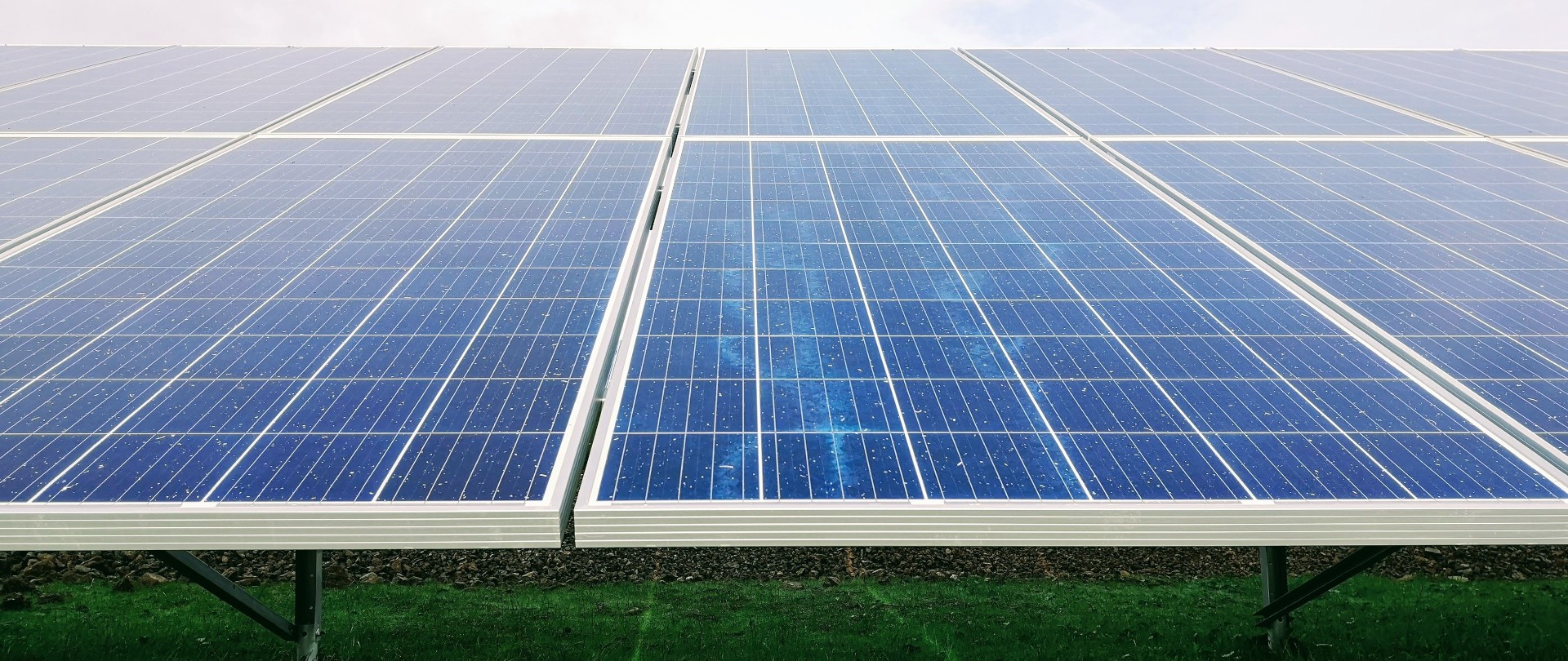 Dirt-covered PV panel surface