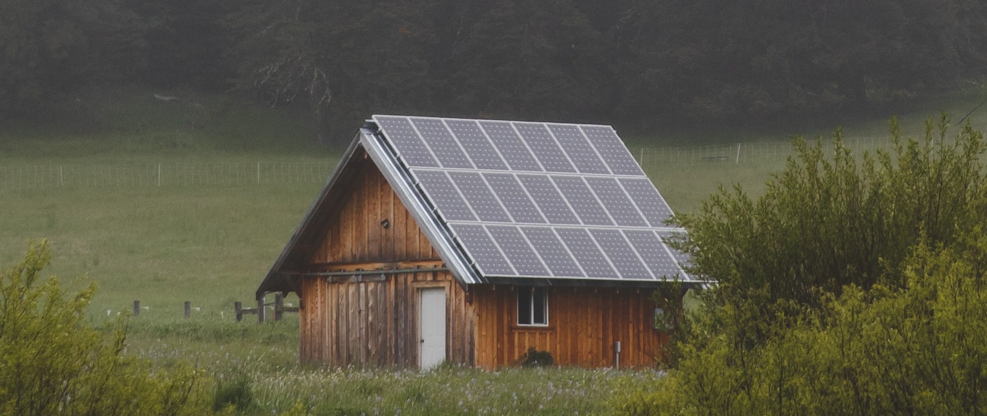 A ranch that is completely off the grid