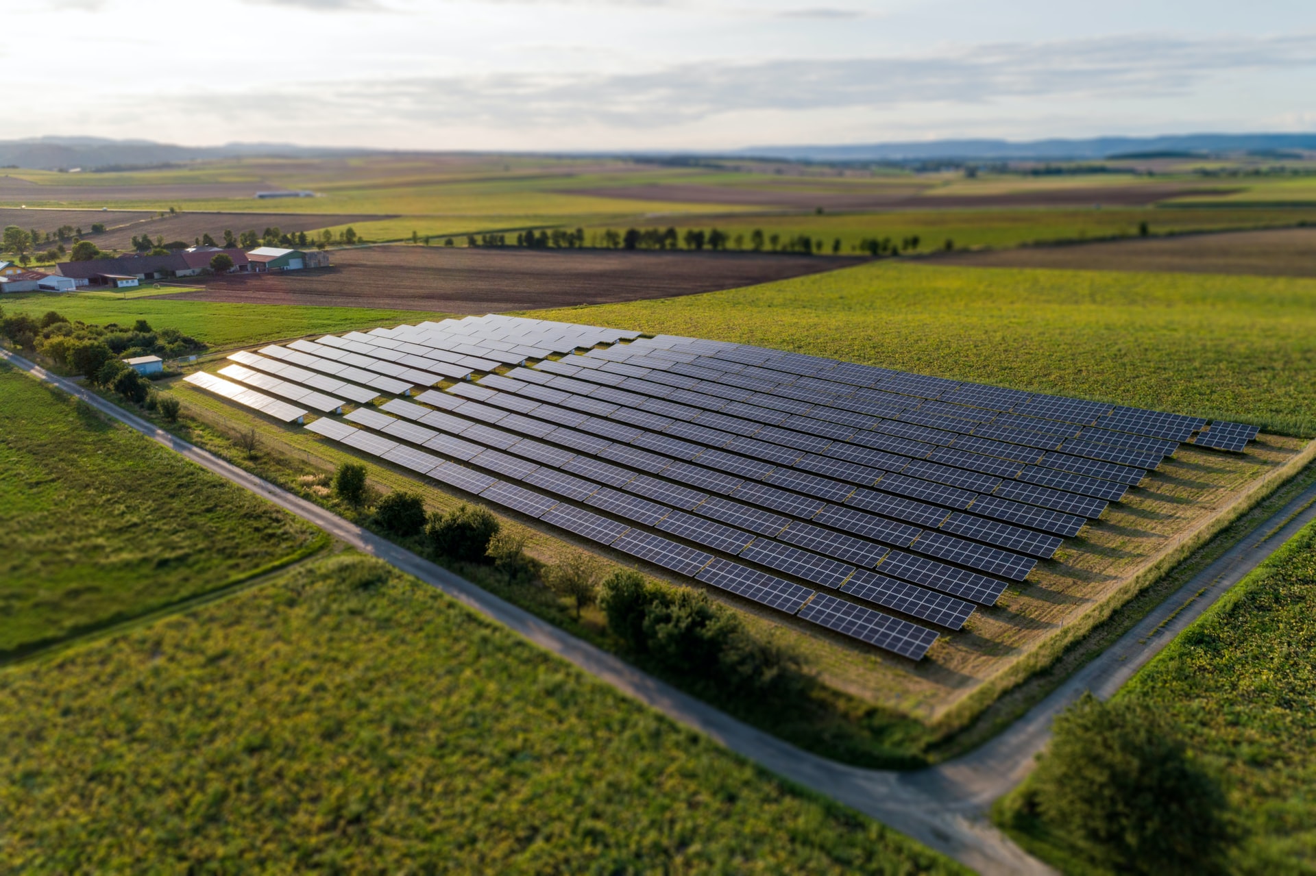 A solar power plant in Austria